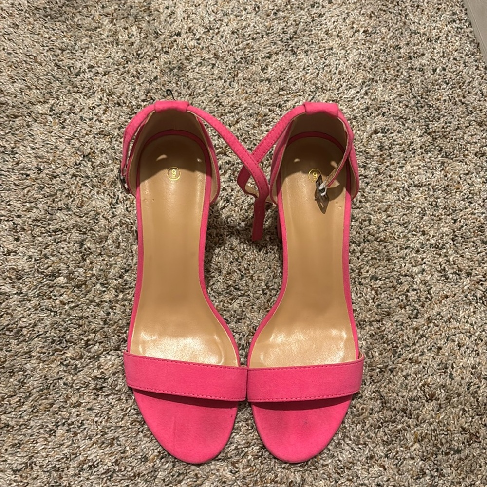 3in hot pink heels